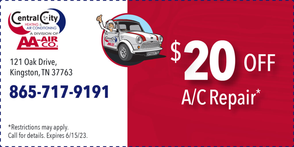 $20 Off A/C Repair.* * Restrictions may apply. Call for details. Expires 6/15/23.