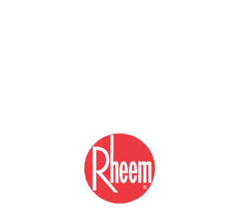 American Standard Heating & Air Conditioning, Mitsubishi Electric & Rheem HVAC product logos.